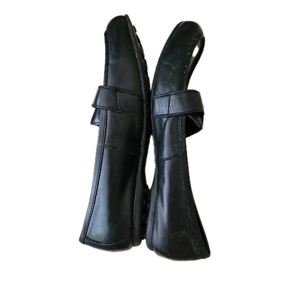 Born 75003, Women Size US 8 / EUR 39, Black Leather Flat Loafer, Pre-Owned - Picture 8 of 8